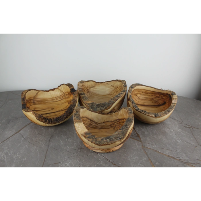 Cuvesta Zeytin Ağacından Doğal Kaseler 1 Adet