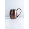Cuvesta Modern El Yapımı Modern Bakır Bardak Oksit Renk 8x10cm