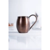 Cuvesta Modern El Yapımı Modern Bakır Bardak Oksit Renk 8x10cm