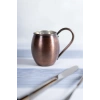 Cuvesta Modern El Yapımı Modern Bakır Bardak Oksit Renk 8x10cm