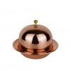 Cuvesta Modern El Yapımı Bakır Lokumluk ve Şekerlik 9×5cm