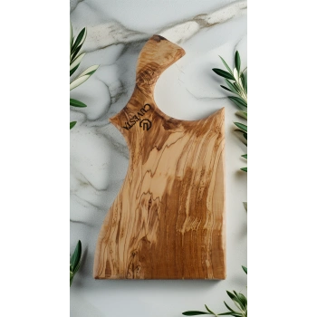 Cuvesta Zeytin Ağacı El Yapımı Balta Şekli Kesme Tahtası 35x18 cm