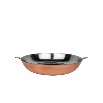 Cuvesta El Yapımı Bakır Modern Geniş Tava 25×5cm