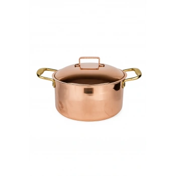 Cuvesta El Yapımı Bakır Pilav ve Karnıyarık Tenceresi 25×10cm