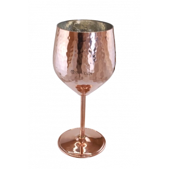 Cuvesta El Yapımı Zarif Bakır Dövme Desenli Kokteyl Bardak 20x8cm