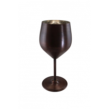 Cuvesta Modern El Yapımı Bakır Oksit Renk Kokteyl Bardak 20x8cm