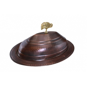 Cuvesta Modern Şef Tipi El Yapımı Bakır Sunumluk 30cm