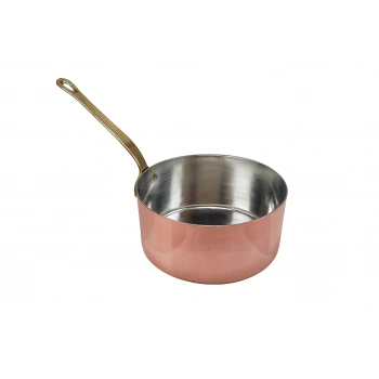 Cuvesta Şef Tipi Bakır Sütlük ve Sosluk Tava El Yapımı 20×10cm