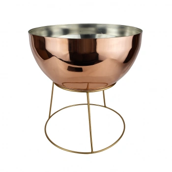 Cuvesta Şef Tipi El Yapımı Bakır Meyve ve Salata Kasesi 26×12cm