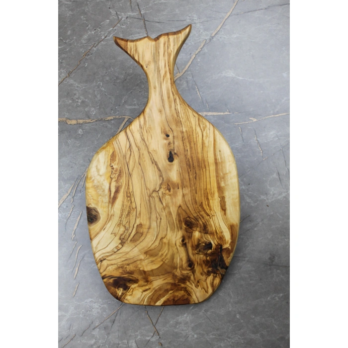 Cuvesta Zeytin Ağacından Balık Kesme Tahtası