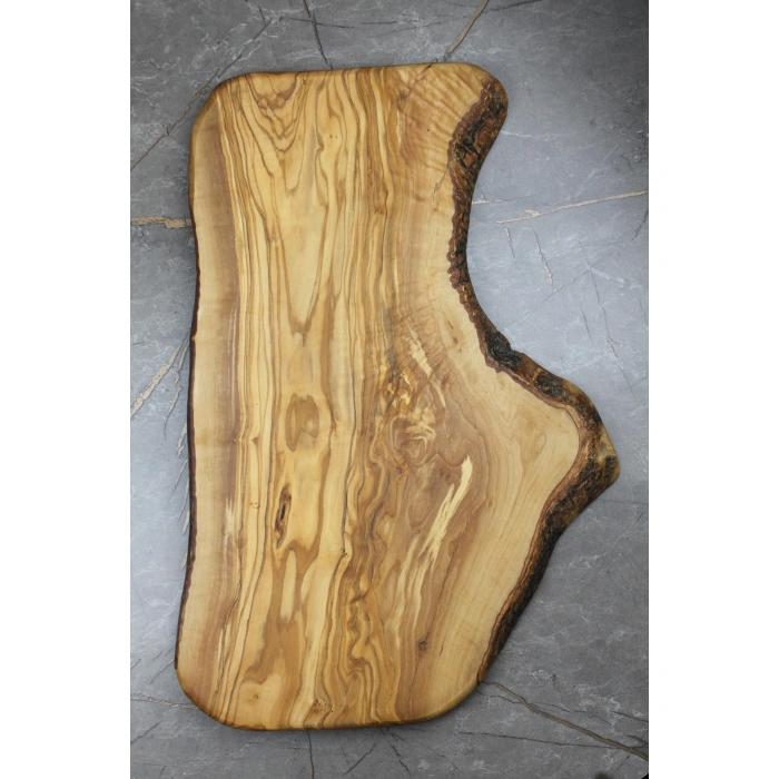 Cuvesta Zeytin Ağacından Doğal Kesme Tahtası Epoksiye Uygun