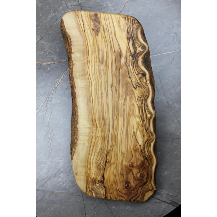 Cuvesta Zeytin Ağacından Doğal Kesme Tahtası Epoksiye Uygun