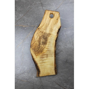 Cuvesta Zeytin Ağacından Doğal Kesme Tahtası Epoksiye Uygun