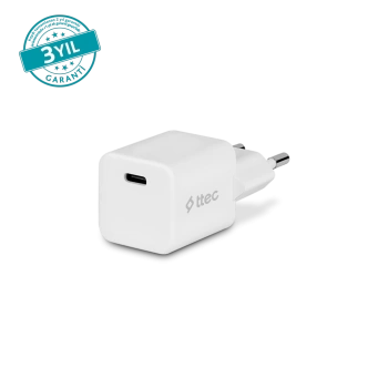 TTEC 2SCP01B SmartCharger 20W PD Seyahat Hızlı Şarj Cihazı Beyaz