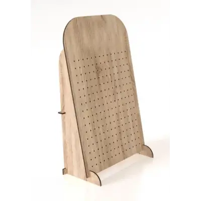 Ahşap Dekoratif Küpe Takı Standı