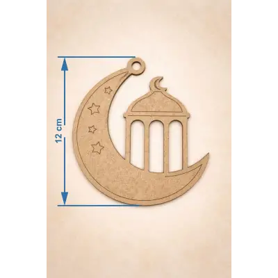 Ahşap Ramazan Figür Boyama C Model Okul Diy Etkinlik Aktivite Sanat 12 cm