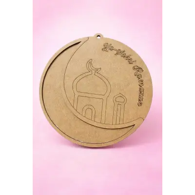 Ramazan Hilal Figürü Okul Aktivite Boyama 20 Cm