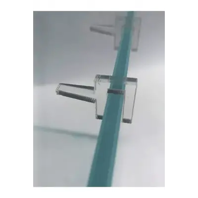 Şeffaf Pleksi Akvaryum Buhar Camı Tutucu 6 mm Cam Uyumlu