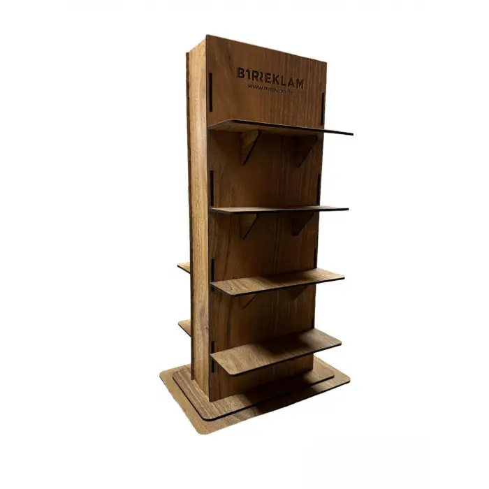 Ahşap Kozmetik Takı Ürün Standı 3 mm mdf Lazer Kesim