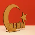 Ahşap Boyama 29 Ekim Cumhuriyet Bayrak ve Ay Yıldız Figürü Etkinlik