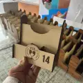 Ahşap Cafe Restaurant ve Oteller için Masa Üstü Peçetelik MDL 7