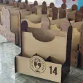 Ahşap Cafe Restaurant ve Oteller için Masa Üstü Peçetelik MDL 7
