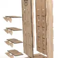 Ahşap Kozmetik Takı Ürün Standı 3 mm mdf Lazer Kesim
