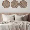 Bohem Ahşap Duvar Dekorasyonu 3lü set 25 cm