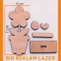 Boyanabilir Bahar çiçekleri saksısı Okul Anaokulu Kreş Aktivite Ektinlik Boyama
