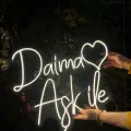 Daima Aşk Ile Yazılı Neon Led