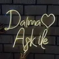 Daima Aşk Ile Yazılı Neon Led