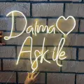 Daima Aşk Ile Yazılı Neon Led