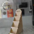 Dekoratif Ahşap Ürün Standı 41x13 cm Demonte