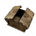 Kalp Dekorlu Ahşap Hediyelik Kutu