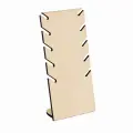 Lazer Kesim Ahşap Kolye Sergileme Standı 25×15 cm  Masaüstü Takı Organizeri