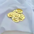 Özel Tasarım Gold Pleksi Düğün, Nişan ve Bebek Nikah Şekeri Pleksi