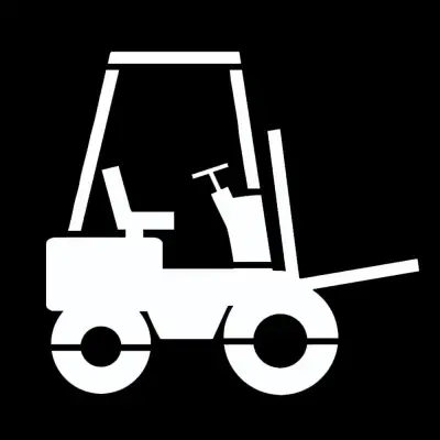 Forklift Boyama Şablonu 3 mm Ham MDF