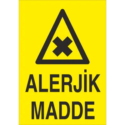 Alerjik Madde Levhası
