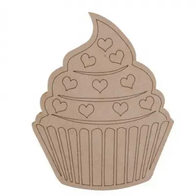 Cupcake Ahşap Boyama