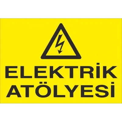 Elektrik Atölyesi Levhası