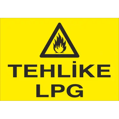 Tehlike LPG Levhası