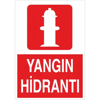 Yangın Hidrantı Levhası