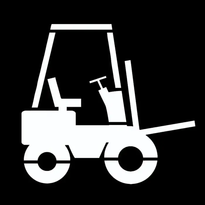 Forklift Boyama Şablonu 3 mm Ham MDF