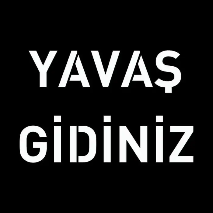 Yavaş Gidiniz Boyama Şablonu 3 mm Ham MDF