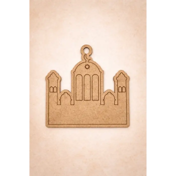 Ahşap Ramazan Camii Boyama Figürü
