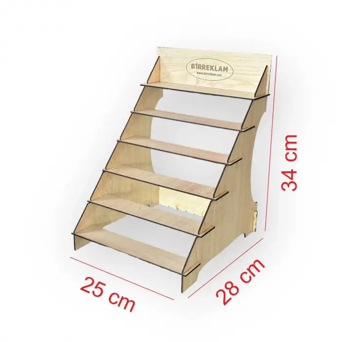 Ahşap Ürün Standı 3 mm