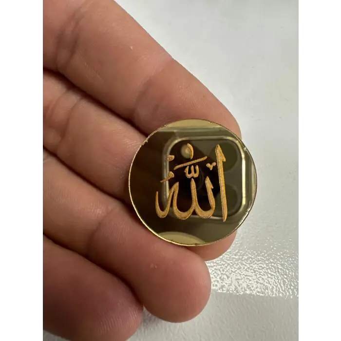 Ayna Pleksi Allah Lafzı Etiket