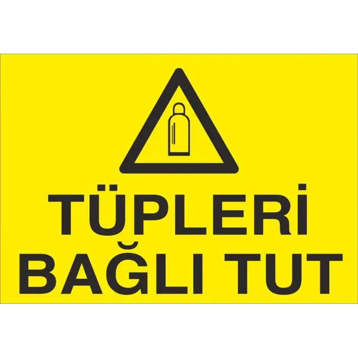 Basınçlı Gaz Tüpleri Levhası Basınçlı Gaz Tüpü Güvenliği