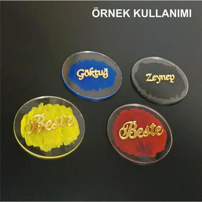 Boş Pleksi Daire 3 mm Çeşitli Ölçülerde