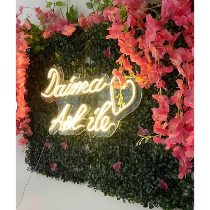 Daima Aşk Ile Yazılı Neon Led